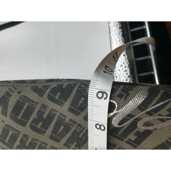 Ed Hardy Jungle Fever Canvas & Leather Handbag With Tiger Picturerint - 15x9x5 - Picture 4 of 9